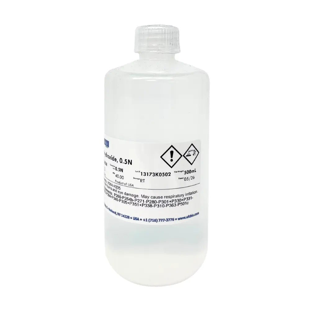 0.5N Sodium Hydroxide (NaOH) - 500 mL - ufcbio