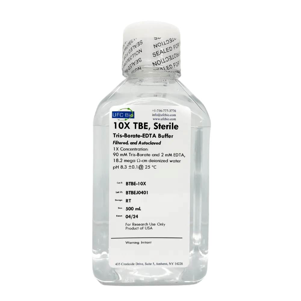 10X TBE Buffer (Tris Borate EDTA) - 500 mL - ufcbio