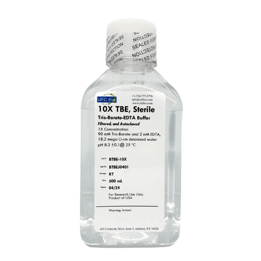 10X TBE Buffer (Tris Borate EDTA) - 500 mL - ufcbio