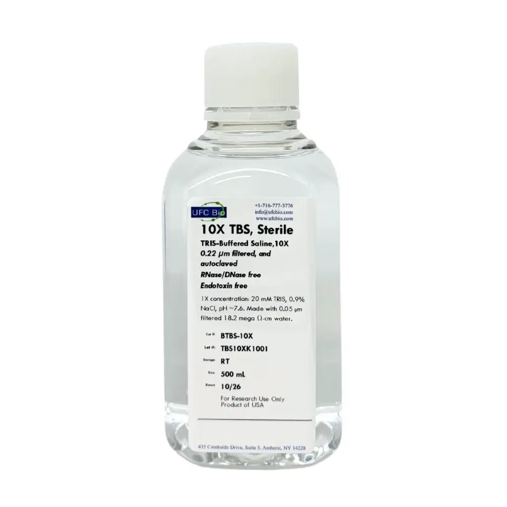 10X TBS (Tris - Buffered Saline) - 500 mL - ufcbio