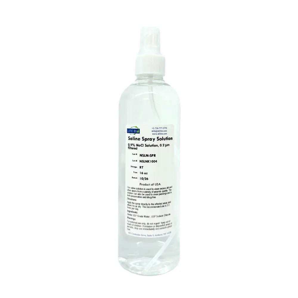 Saline Spray Solution for ear piercings - 16oz - UFCBIO