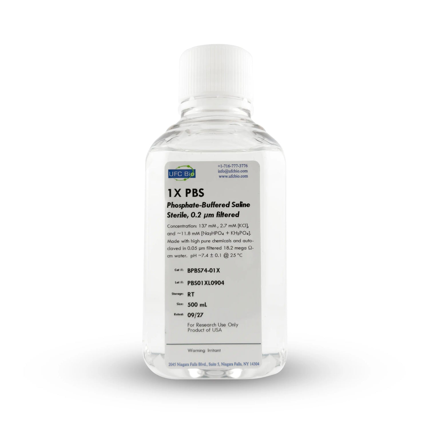 UFC BIO 10X TAE 500ml for R&D