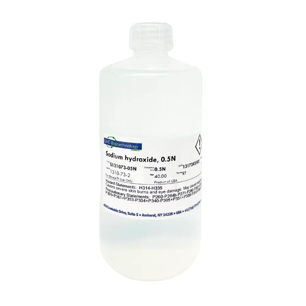 Normadose 0.5N Sodium Hydroxide (NaOH), 500 mL – UFCBIO