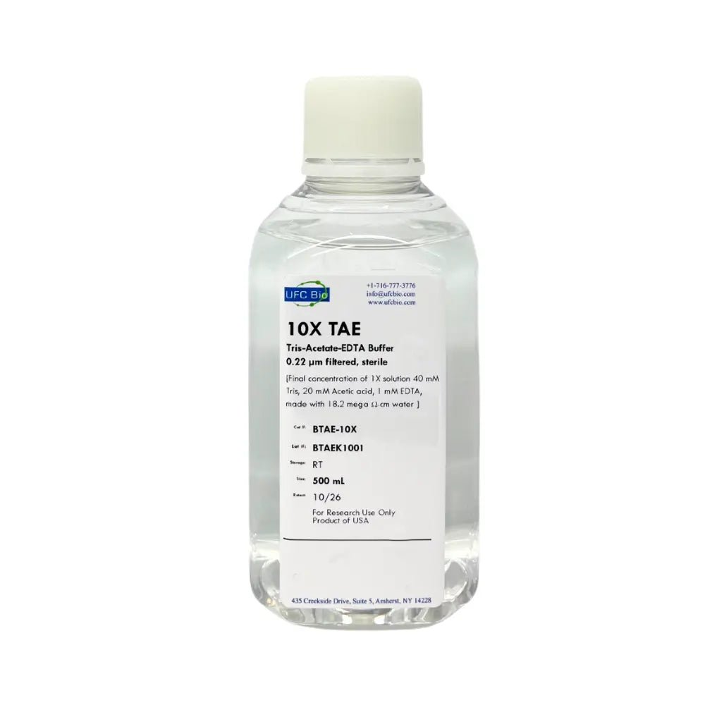 10X TAE Buffer (Tris Acetate EDTA), 500 mL