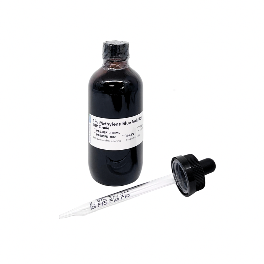 Methylene Blue, 1% Aqueous Solution - 100mL