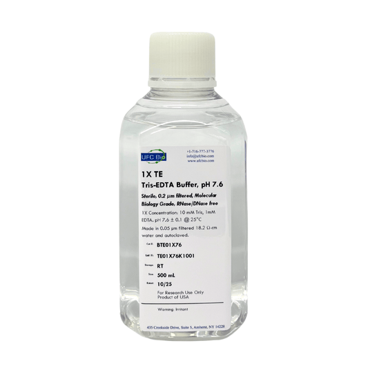 1X TE (Tris - EDTA) Buffer - 500 mL - ufcbio