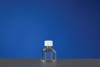 30mL PETG Square Media Bottles, Sterile, double bagged small pacakging, 5/pk, 40/cs - ufcbio