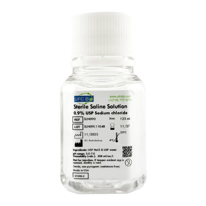 Sterile Saline Solution, 0.9% - USP Grade - RNase/DNase Free