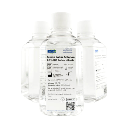 Sterile Saline Solution, 0.9% - USP Grade - RNase/DNase Free