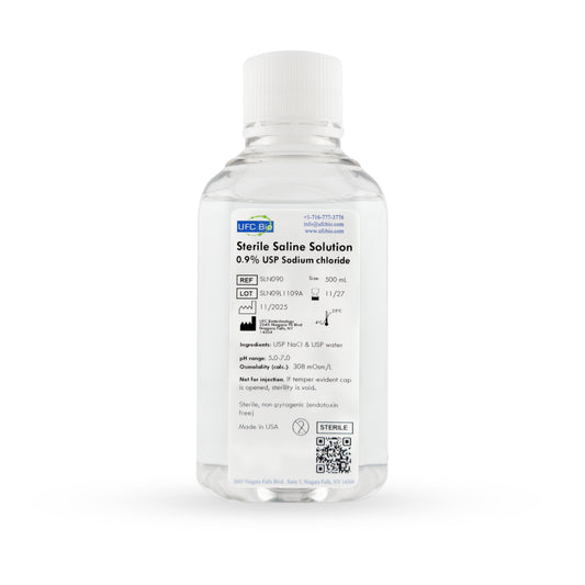 Sterile Saline Solution, 0.9% - USP Grade - RNase/DNase Free