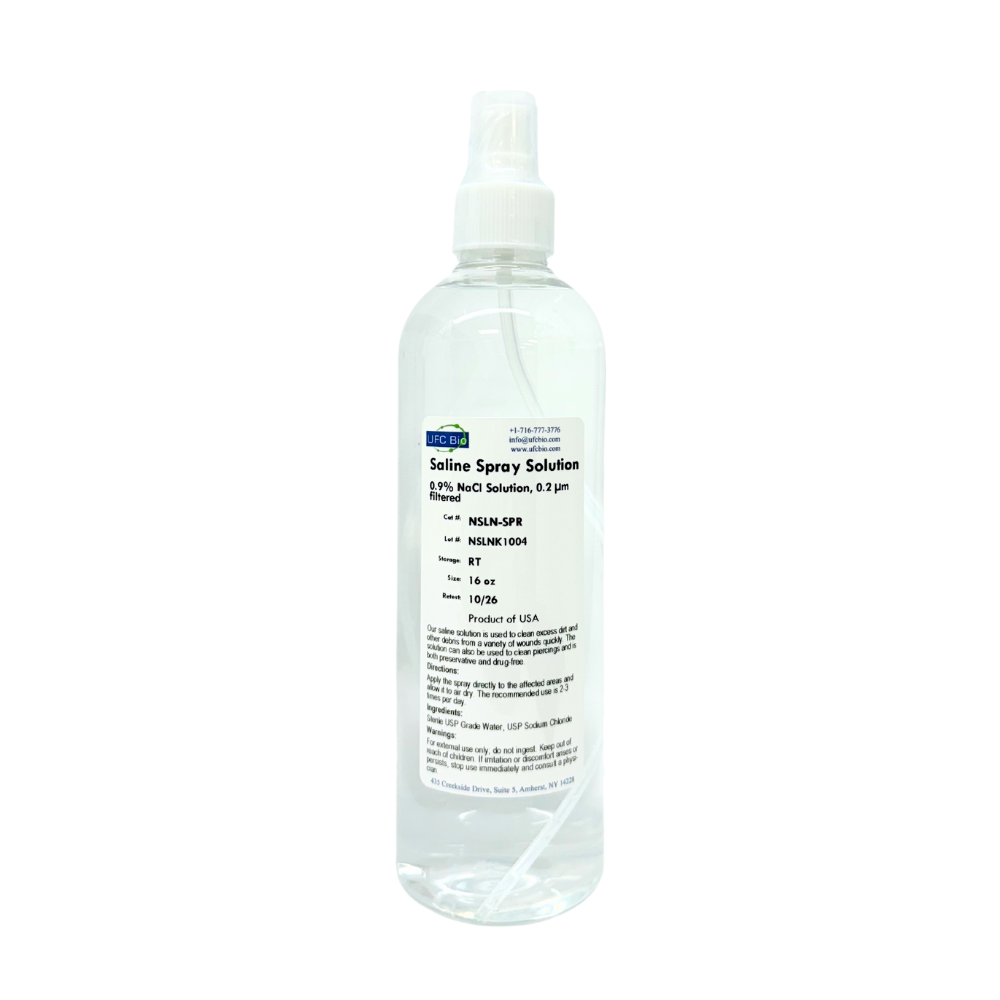 Saline Spray Solution for ear piercings - 16oz