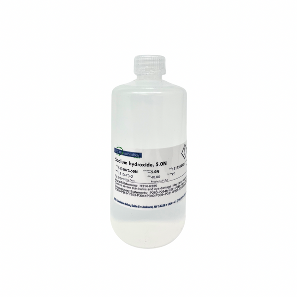 5.0N Sodium Hydroxide (NaOH) - 500 mL