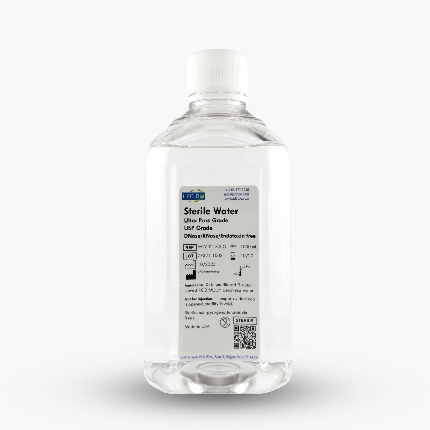 Sterile Water USP – Ultra Pure Grade