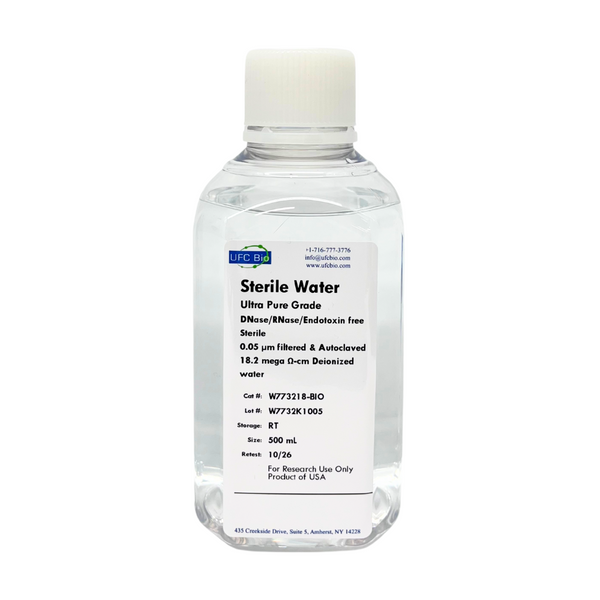 Sterile Water – Ultra Pure Grade