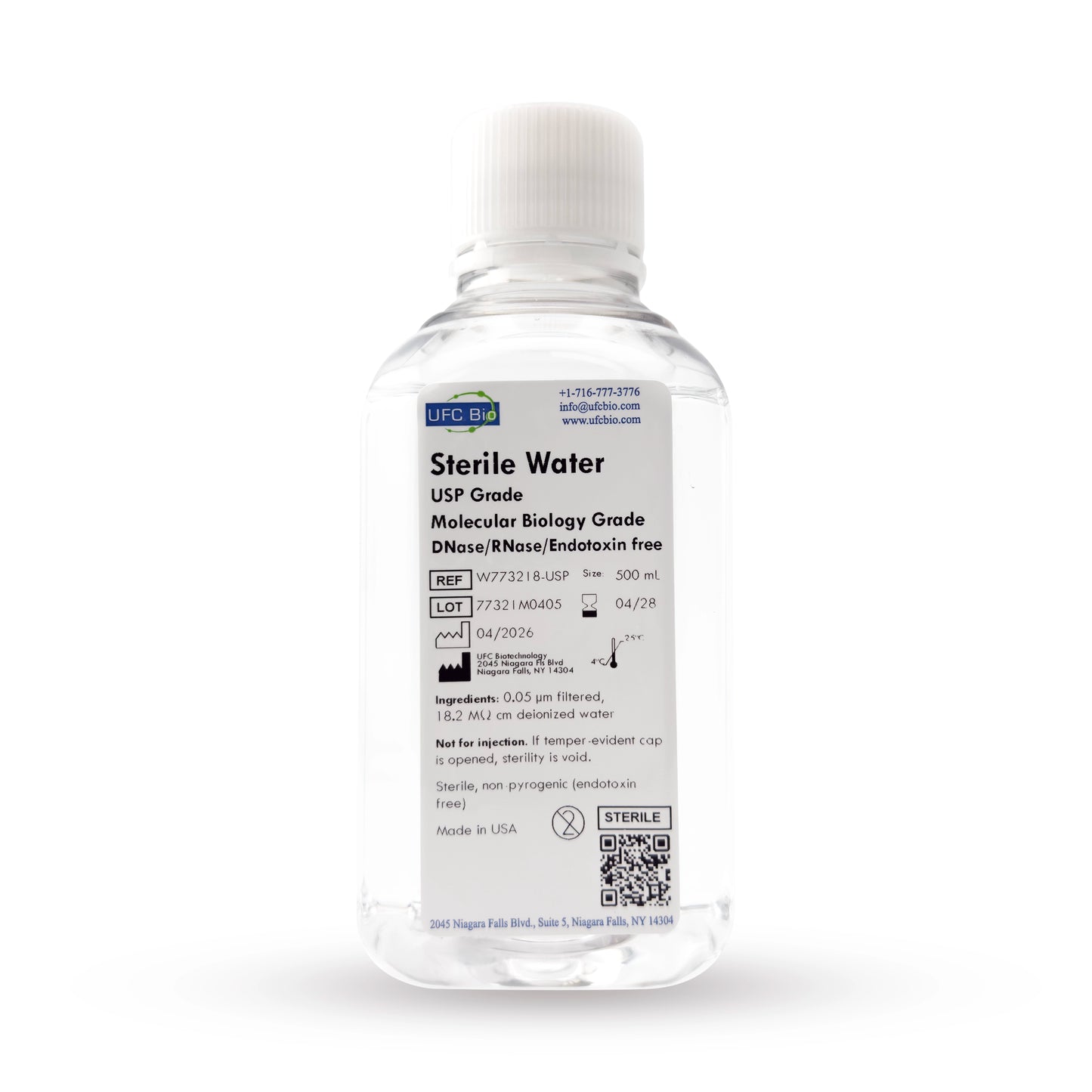 Sterile Water USP – Ultra Pure Grade