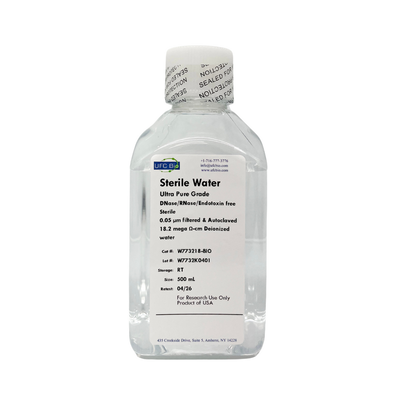 Sterile Water – Ultra Pure Grade