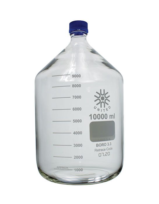 Media / Storage Bottles, Borosilicate Glass