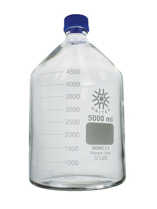 Media / Storage Bottles, Borosilicate Glass