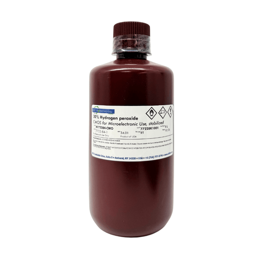 Hydrogen Peroxide 30% Stabilized - CMOS for Microelectronic Use - 1 Liter - ufcbio