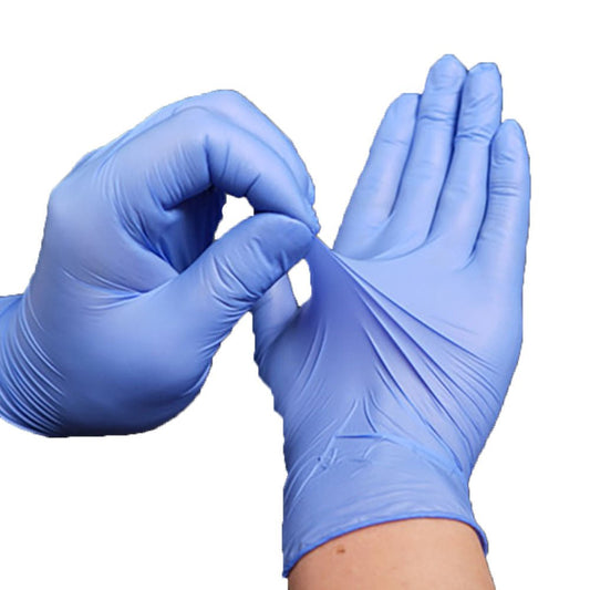 Nest Nitrile Examination Gloves, Blue, 3 mil, powder free - ufcbio