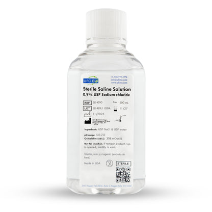 Sterile Saline Solution, 0.9% - USP Grade - RNase/DNase Free