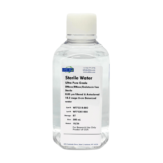 Sterile Water – Ultra Pure Grade - ufcbio