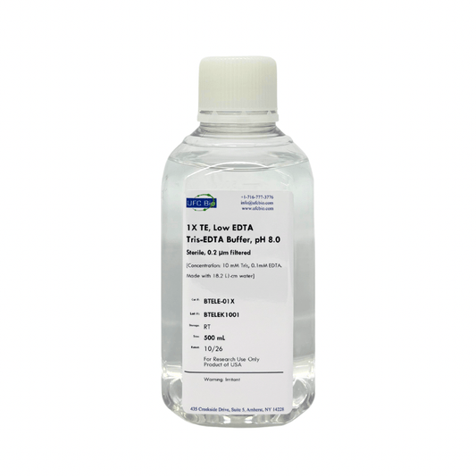 TE Buffer, low EDTA, pH 8.0 - 500mL - ufcbio