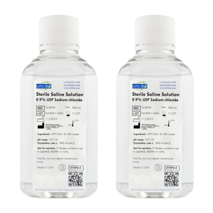 Sterile Saline Solution, 0.9% - USP Grade - RNase/DNase Free