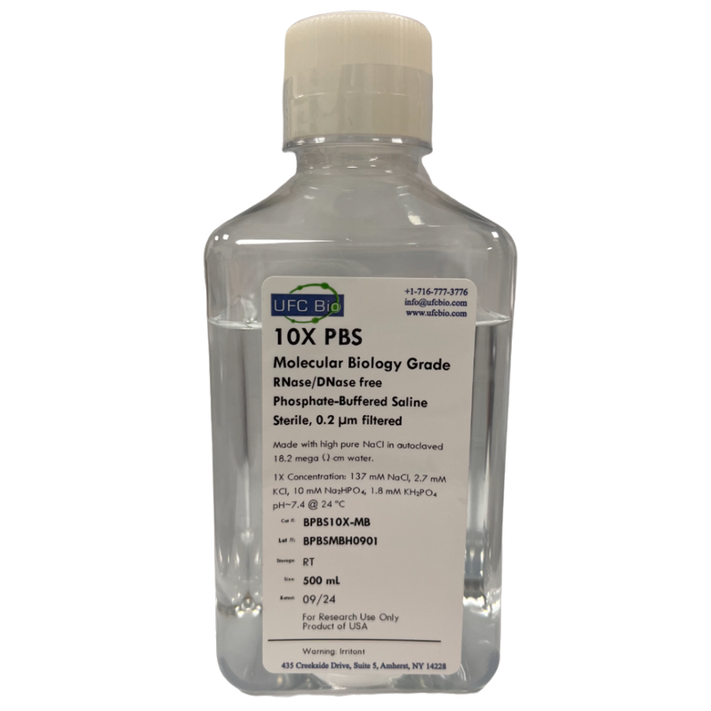 10X PBS (Phosphate Buffered Saline) - 500 mL