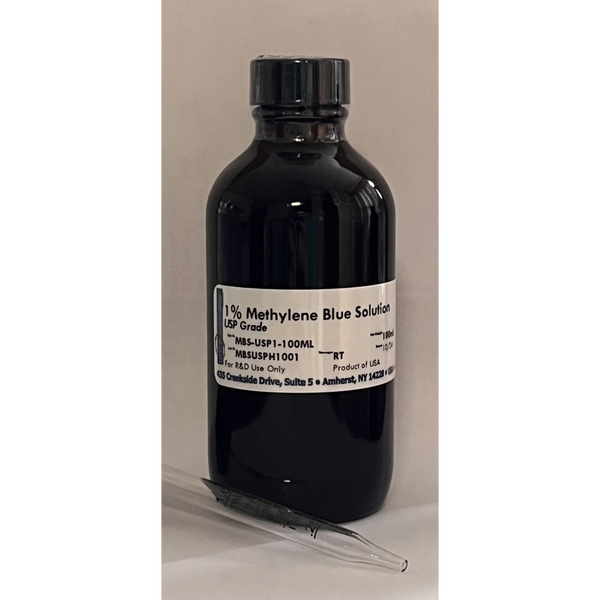 Methylene Blue, 1% Aqueous Solution - 100mL