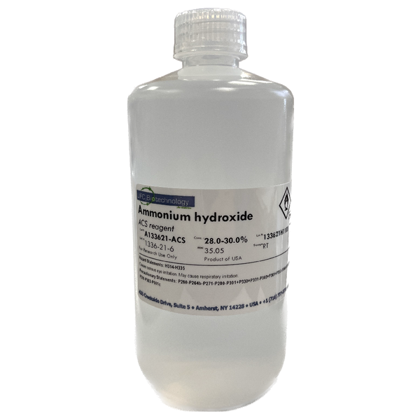 Ammonium Hydroxide Solution, 28-30% - ACS Grade - 500mL