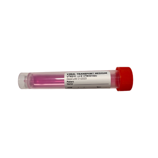 Viral Transport Medium (VTM) - 2mL Fill in 10mL Tube - 100 Tubes - ufcbio